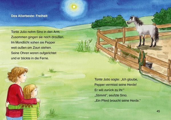 Produktbild: Lesel&ouml;wen 2. Klasse - Das verletzte Wildpferd