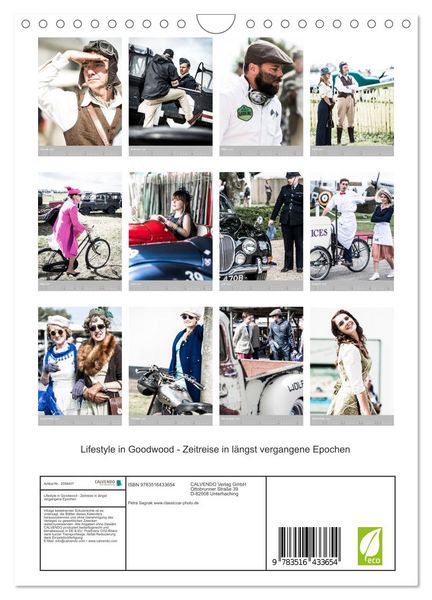Produktbild: Lifestyle in Goodwood - Zeitreise in l&auml;ngst vergangene Epochen (Wandkalender 2026 DIN A4 hoch), CALVENDO Monatskalender