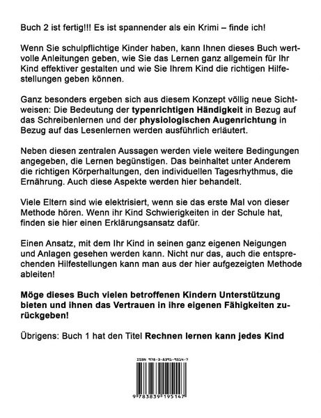 Produktbild: Schreiben und lesen lernen kann jedes Kind - wenn man seinen Lerntyp ber&uuml;cksichtigt !