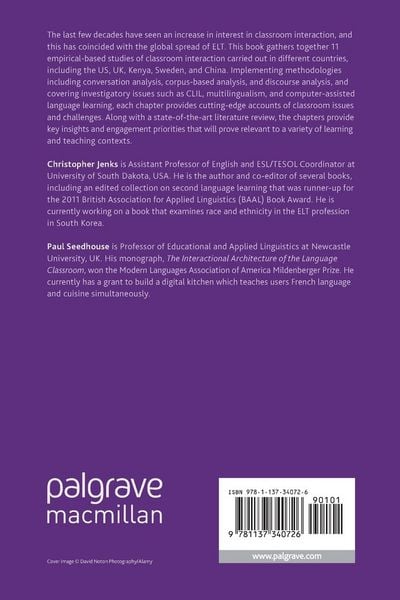 Produktbild: International Perspectives on ELT Classroom Interaction