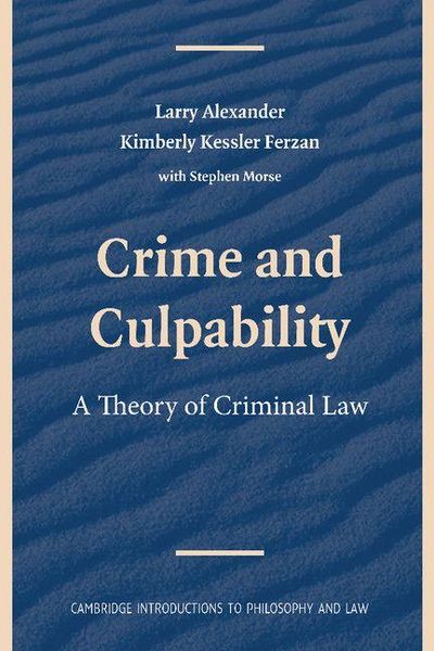 Produktbild: Crime and Culpability
