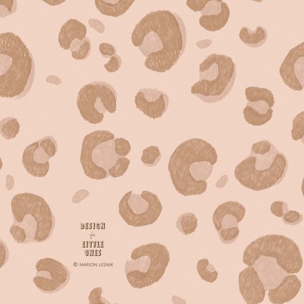 Produktbild: Scriptum Schreibtischunterlage f&uuml;r Kinder Leoparden Muster - 60 x 40 cm - aus premium Vinyl