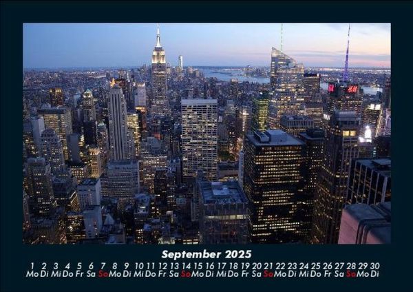 Produktbild: New York 2025 Fotokalender DIN A5