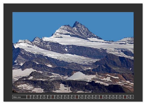 Produktbild: Der Gro&szlig;glockner 3798m (hochwertiger Premium Wandkalender 2026 DIN A2 quer), Kunstdruck in Hochglanz