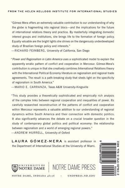 Produktbild: Power and Regionalism in Latin America