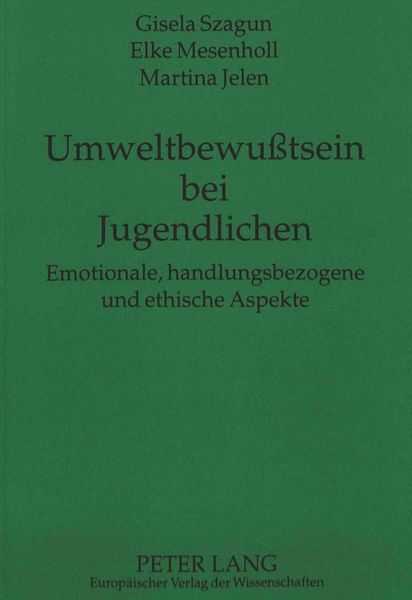 Produktbild: Umweltbewu&szlig;tsein bei Jugendlichen