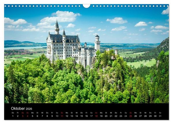 Produktbild: Unser Bayern (Wandkalender 2026 DIN A3 quer), CALVENDO Monatskalender
