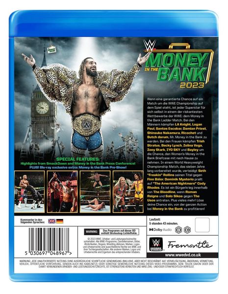 Produktbild: WWE: MONEY IN THE BANK 2023