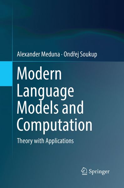 Produktbild: Modern Language Models and Computation