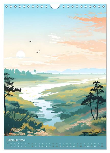 Produktbild: Fantasievolle Idylle (Wandkalender 2026 DIN A4 hoch), CALVENDO Monatskalender