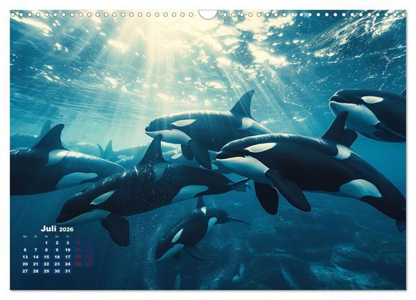 Produktbild: Meeresgr&ouml;&szlig;en (Wandkalender 2026 DIN A3 quer), CALVENDO Monatskalender
