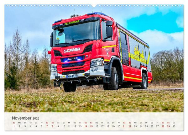Produktbild: Einsatzfahrzeuge 112 (hochwertiger Premium Wandkalender 2026 DIN A2 quer), Kunstdruck in Hochglanz