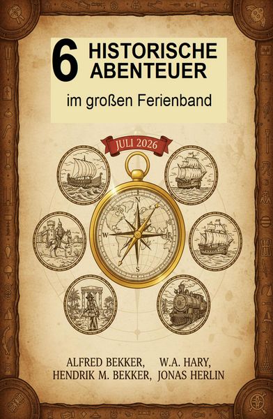 Produktbild: 6 Historische Abenteuer im gro&szlig;en Ferienband Juli 2026
