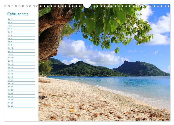 Produktbild: Franz&ouml;sisch-Polynesien - Trauminseln im S&uuml;dpazifik (Wandkalender 2026 DIN A3 quer), CALVENDO Monatskalender