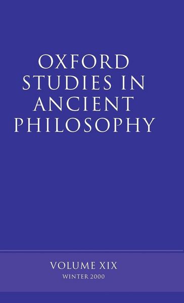 Produktbild: Oxford Studies in Ancient Philosophy