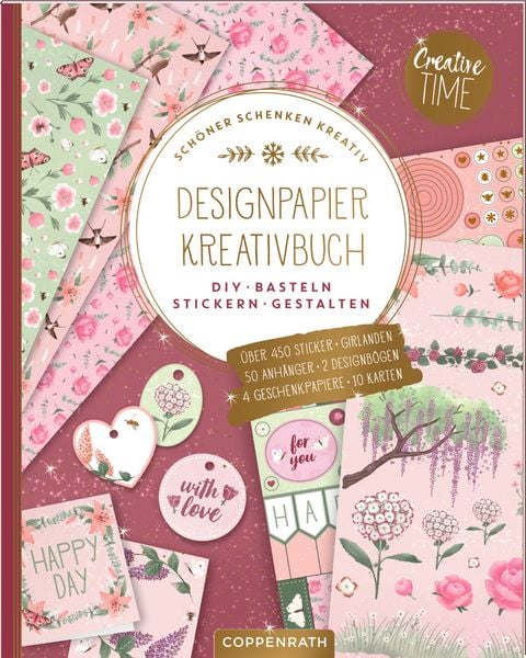 Produktbild: Designpapier-Kreativbuch Garden Glory