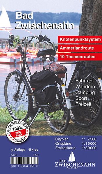 Produktbild: Bad Zwischenahn, KVplan, Radkarte/Knotenpunktkarte/Wanderkarte/Stadtplan, 1:30.000 / 1:15.000 / 1:7.500