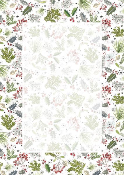 Produktbild: Design Paper Besinnliche Weihnachten DIN A5. Mit Falz f&uuml;r Klappkarten