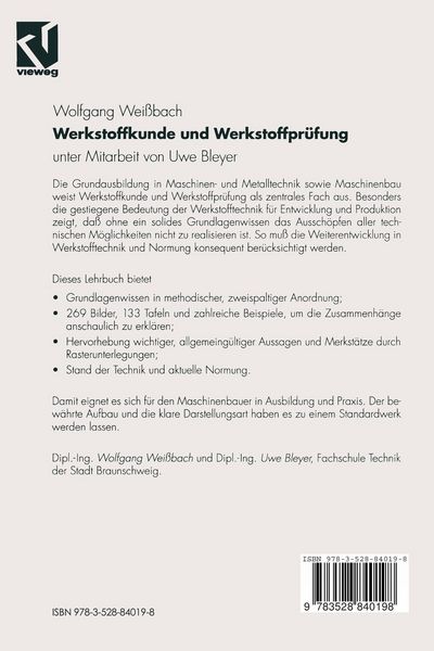 Produktbild: Werkstoffkunde und Werkstoffpr&uuml;fung