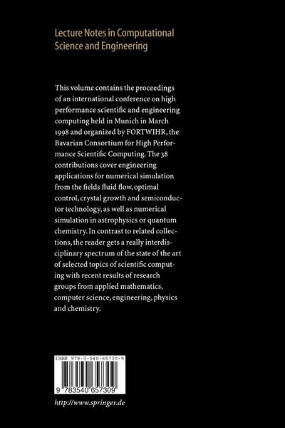 Produktbild: High Performance Scientific and Engineering Computing