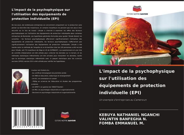 Produktbild: L'impact de la psychophysique sur l'utilisation des &eacute;quipements de protection individuelle (EPI)