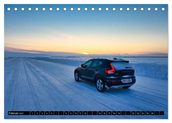 Produktbild: Lulea - Wintertraum in Schwedisch Lappland (Tischkalender 2027 DIN A5 quer), CALVENDO Monatskalender