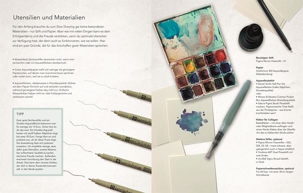 Produktbild: Strich für Strich zur kreativen Entspannung mit Slow Drawing