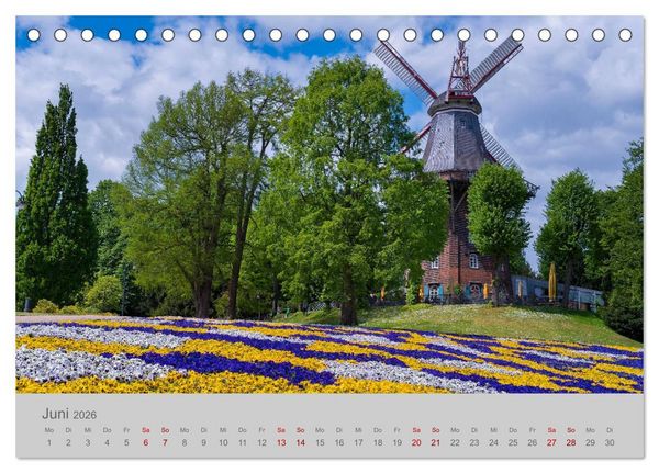 Produktbild: Hansestadt Bremen (Tischkalender 2026 DIN A5 quer), CALVENDO Monatskalender