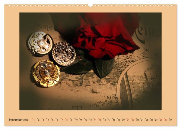 Produktbild: Uhr-Werk-Kunst (hochwertiger Premium Wandkalender 2026 DIN A2 quer), Kunstdruck in Hochglanz
