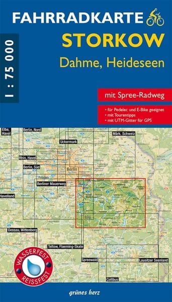 Fahrradkarte Storkow, Dahme, Heideseen, Sonstige von , Grünes Herz, 978-3-86636-288-8