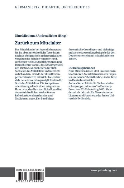 Produktbild: Zur&uuml;ck zum Mittelalter