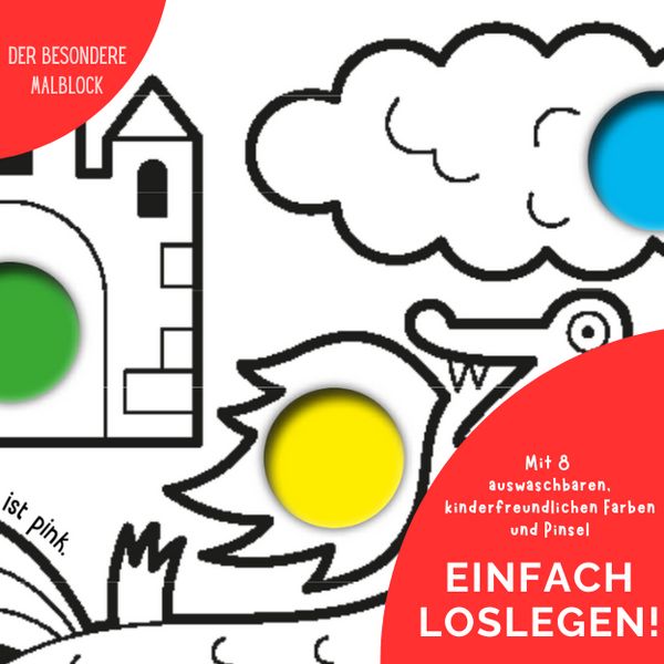 Produktbild: Mein erster Wasserfarben-Malblock - Zauberwelt