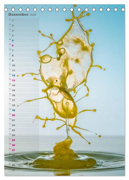 Produktbild: Farbenfreudig (Tischkalender 2026 DIN A5 hoch), CALVENDO Monatskalender