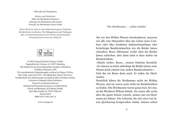 Produktbild: Vorsicht, die Herdmanns schon wieder / Herdmanns Band 3