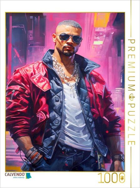 Produktbild: CALVENDO Puzzle Cybernetic Ninja | 1000 Teile Lege-Gr&ouml;&szlig;e 64x48cm Foto-Puzzle f&uuml;r gl&uuml;ckliche Stunden