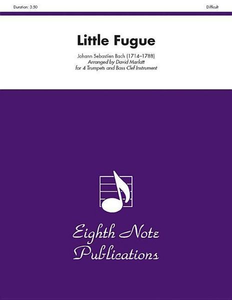 Produktbild: Bach, J: Little Fugue