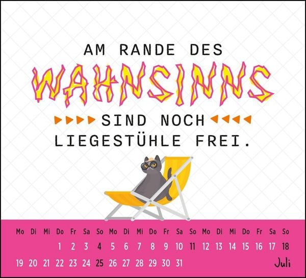 Produktbild: Mini-Kalender 2027: Neues Jahr neues &hellip; ach halt die Klappe!