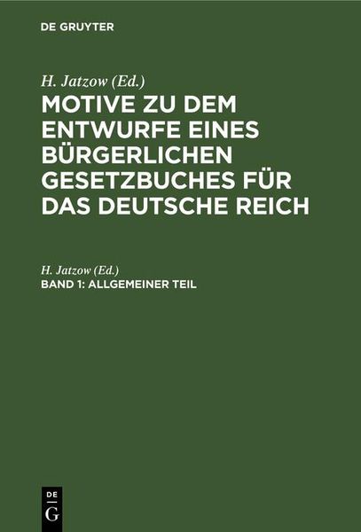 Produktbild: Allgemeiner Teil