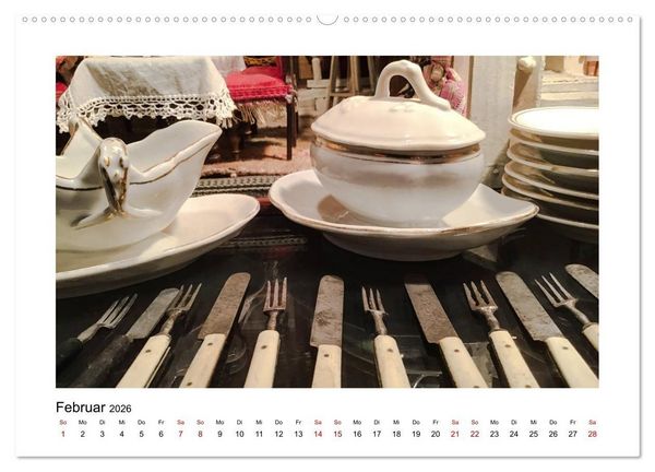 Produktbild: Altes Puppengeschirr (Wandkalender 2026 DIN A2 quer), CALVENDO Monatskalender