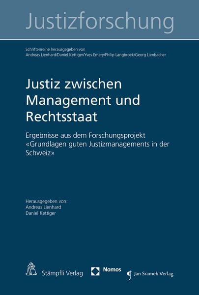 Produktbild: Justiz zwischen Management und Rechtsstaat