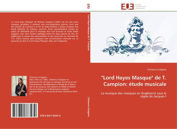 Produktbild: "Lord Hayes Masque" de T. Campion: &eacute;tude musicale