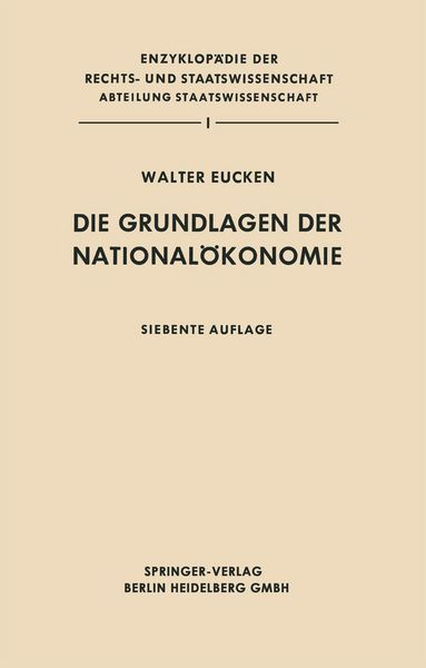 Produktbild: Die Grundlagen der National&ouml;konomie