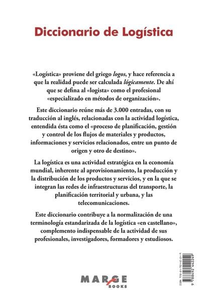 Produktbild: Diccionario de log&iacute;stica