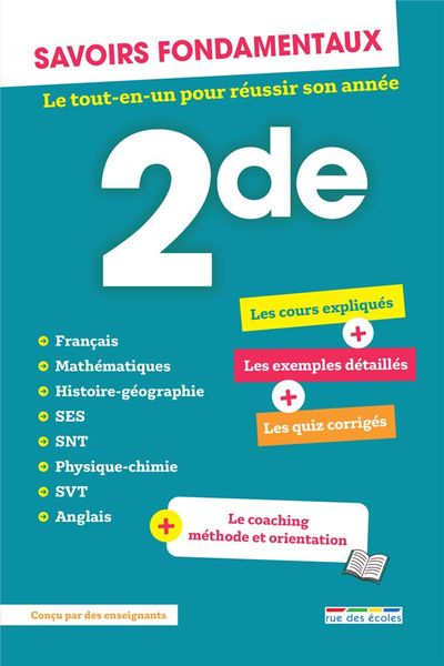 Produktbild: Savoirs Fondamentaux ; Toutes les Matieres : 2de