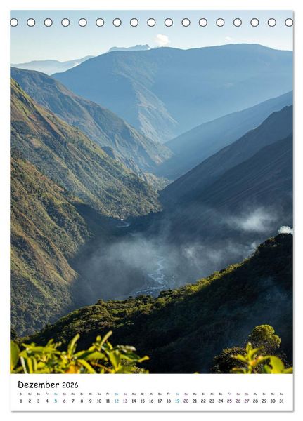 Produktbild: Peru in S&uuml;damerika (Tischkalender 2026 DIN A5 hoch), CALVENDO Monatskalender