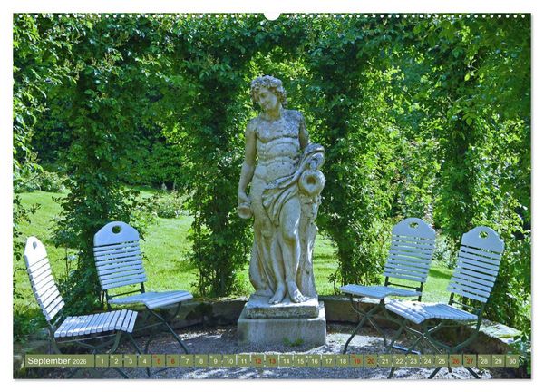 Produktbild: Rosengarten auf dem Beutig (hochwertiger Premium Wandkalender 2026 DIN A2 quer), Kunstdruck in Hochglanz