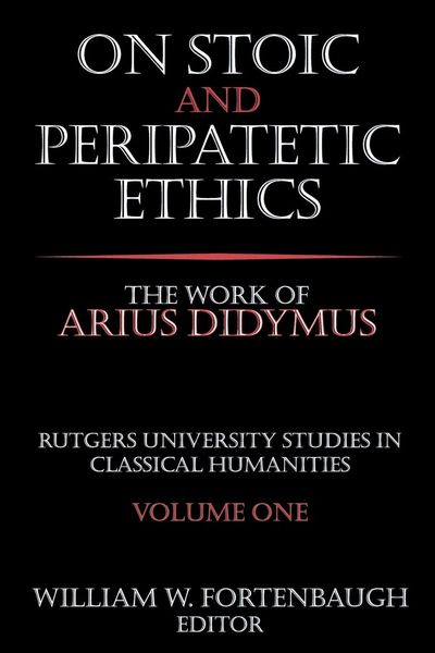 Produktbild: On Stoic and Peripatetic Ethics