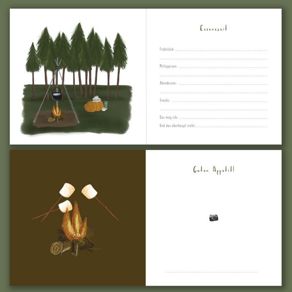 Produktbild: Let&rsquo;s go! Reisetagebuch - Camping