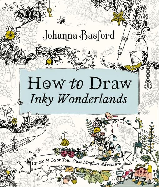 How to Draw Inky Wonderlands, Taschenbuch von Johanna Basford, Penguin LLC US, 978-0-14-313394-0