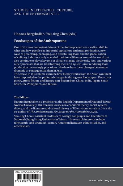Produktbild: Foodscapes of the Anthropocene